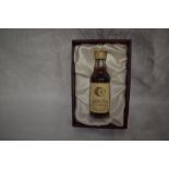 A limited edition Signatory Vintage Miniature Scotch Whisky in card display box, 1959 Glenfarclas 34