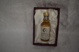 A limited edition Signatory Vintage Miniature Scotch Whisky in card display box, 1966 Laphroaig 30