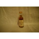 A Macallan Single Highland Malt Scotch Whisky Miniature, 1971 bottled 1989, 43% 5cl