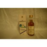 A 1977 Macallan Single Highland Malt Scotch Whisky Miniature, bottled in 1995, 43% 5cl in card box