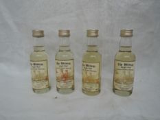 Four The Ultimate single Malt Whisky Miniatures, Springbank 18 year old distilled 17.12.75 cask no