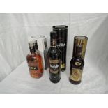 Three Bottles of Whisky, Jura 10 year old 40% vol 70cl in card box, Glenfiddich Special Reserve 12