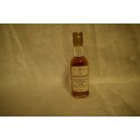 A Macallan Single Highland Malt Scotch Whisky Miniature, 1978 bottled 1996, 43% 5cl