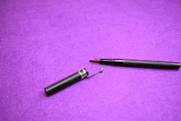 A BHR leverfill fountain pen The Wembley with Plated nib. Approx 13.6cm
