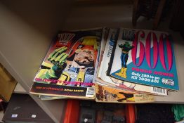 A selection of 2000 AD magazines dating from 1987 to 1994.