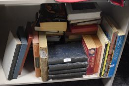 A selection of text and reference books including Folio society