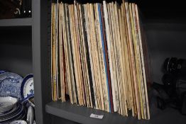 A selection of vinyl record albums mostly 50's and 60's