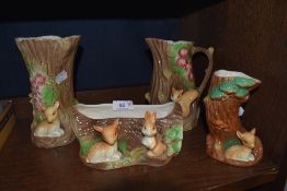 Four items of Hornsea pottery.