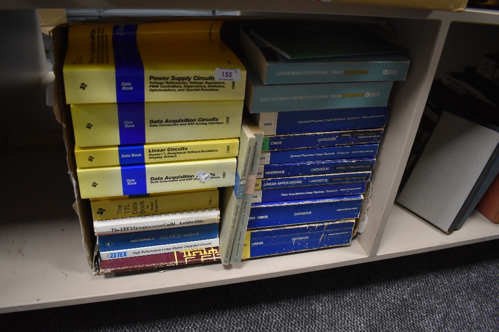 A selection of electronics and computing text and reference books