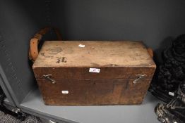 An antique wooden cased surveyors or architects instrument 'Cookes Patent, adjustable level'.