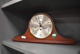 A Napoleonic style mantle clock