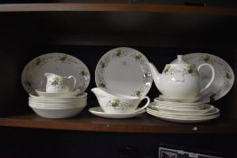 A part tea dinner service by Ridgway in a mid century design