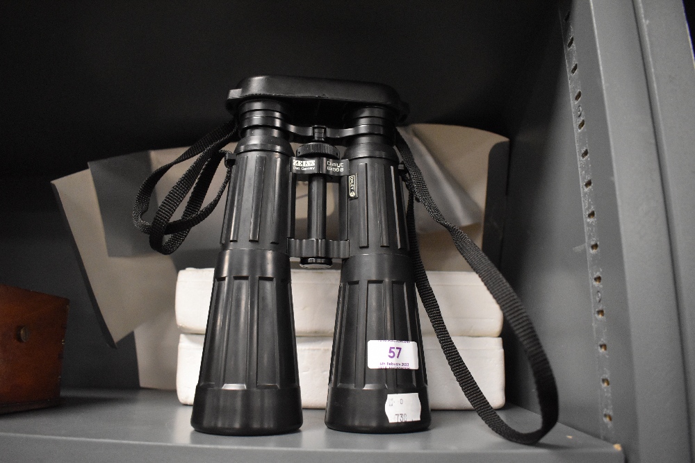 A pair of Zeiss Dailyt 8 x 56 B binoculars in good condition with original box