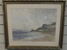 A watercolour, James Allen Hill, Colwyn Bay, signed, 34 x 44cm, plus frame and glazed