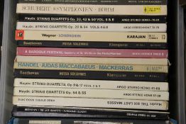 A large collection classical music box sets - twenty five in total with some 78's also in this box