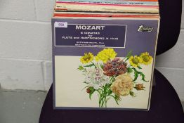 A lot of fifty classical vinyl albums , good potential for online selling - some nice titles here