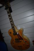 An Epiphone Emperor Joe Pass signature electric arch top guitar, with hard shell case (justincase