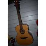 A Lag Tramontane T66A acoustic guitar