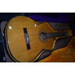 A Marina (taiwan) classical guitar in hard case