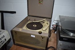 A vintage HMV Gramophone , having Garrard deck , RC120, old power cable removed