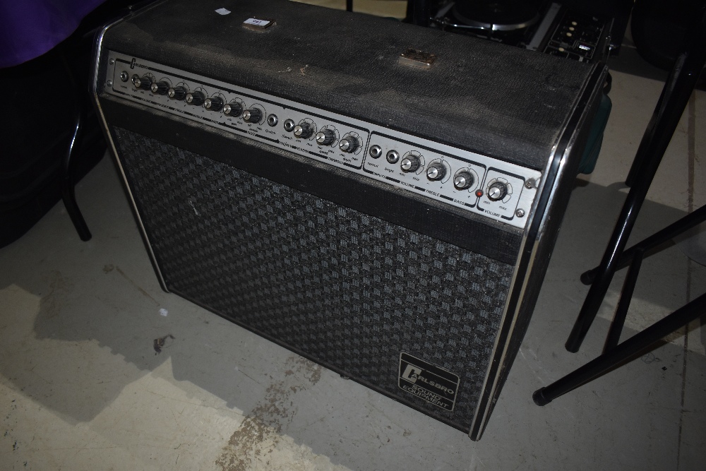 A vintage Carlsbro combo amp, possibly Stingray, includes unfitted castors and fooswitch