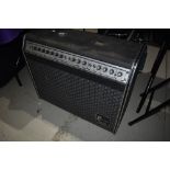 A vintage Carlsbro combo amp, possibly Stingray, includes unfitted castors and fooswitch