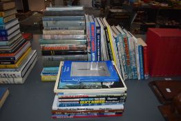 Naval Aviation. A large selection, majority hardbacks in dust wrappers. Condition mixed. (56)