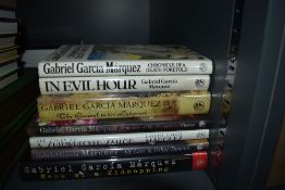 Literature. Gabriel Garcia Marquez. A small selection of UK first editions. Hardbacks in dust