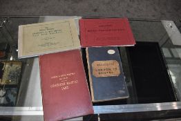 Railways. Gradient Diagrams. Four booklets; London to Bristol (undated); London & South Western