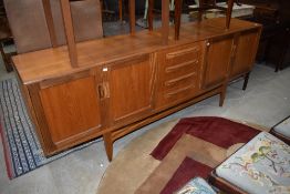A 1970s vintage sideboard by G plan, Long John style, a good example in nice condition, width