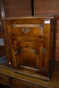 A modern quality reproduction Titchmarsh & Goodwin style pot cupboard, having drawer and cupboard