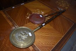 Two 20th century reproduction warming pans
