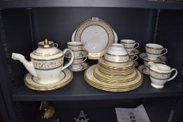 A part tea and dinner service by Minton in the Aragon design