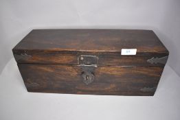 A vintage style strong box
