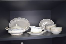 A selection of dinner wares by Royal Albert in the Memory lane design