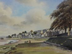 A watercolour, P H Marriner, Arnside vista, 30 x 45cm, plus frame and glazed