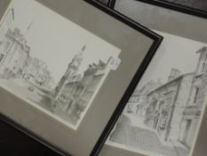 Four Ltd Ed prints, after Philip Neil Harris, Kendal townscapes, inc Highgate, signed and num 25/
