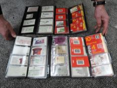 A collection of GB Stamp booklets in 5 albums, 1960's to modern