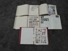 Five albums of World Stamps, mainly used including Commonwealth & GB