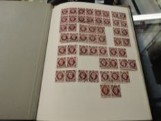 An album of George VI Used Stamps includes 1939-48 5 Shillings x24, 10 Shillings x89, One Pound x51,