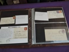 An album of Queen Victoria Covers all bearing Westmorland and Cumbria Postmarks, three Penny