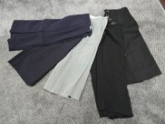 A selection of vintage skirts including late 30s crepe skirt, and 40s and 50s skirts.