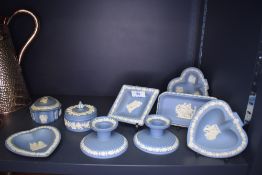 A selection of Jasper ware by Wedgwood