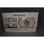 A Wedgwood childs dinner set by Peter Rabbit as new