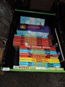 A crate of Beano books and similar including Rupert annual and Dandy.