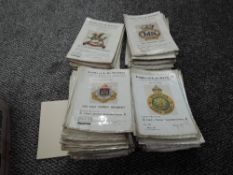A collection of Badges & Crests of HM Services, a series of transfers designed by the Royal School