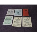 Three Rugby League Final Tickets, Saturday April 19th 1952, North Grand Stand K43, Row 18, Seat