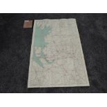 A Railway Clearing House Folded Map, Lancashire & District 1933