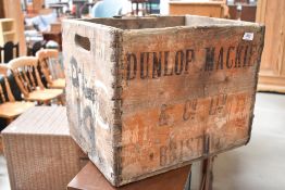A vintage crate, Dunlop Mackie and Co