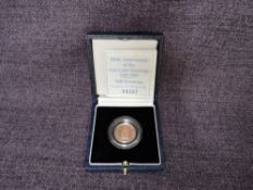 A 1989 Queen Elizabeth II 500th Anniversary of the First Gold Sovereign 1489-1989, Gold Proof Half